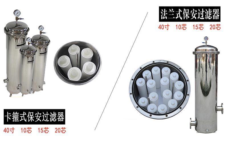 不锈钢精密过滤器保安过滤器实物图